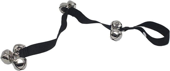 Hondendeurbel Training - Honden Bel - Zindelijkheidstraining - Verstelbare Lengte - 85 cm - Zwart