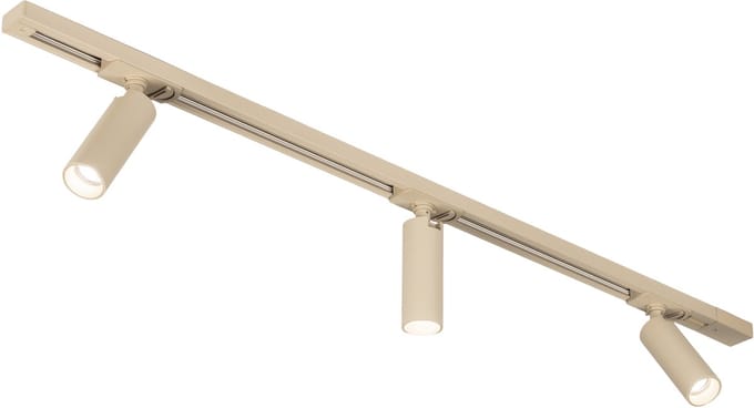 Lumidora Railspot 75709 - AREZZA - 3 Lichts - GU10 - Beige - Metaal