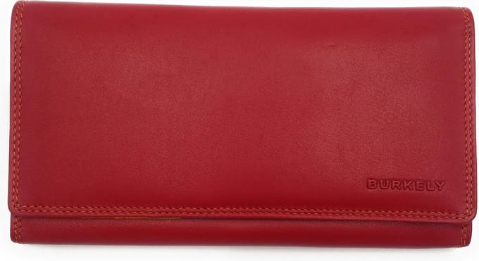BURKELY - Multicolor Dames Portemonnee Classic Rood