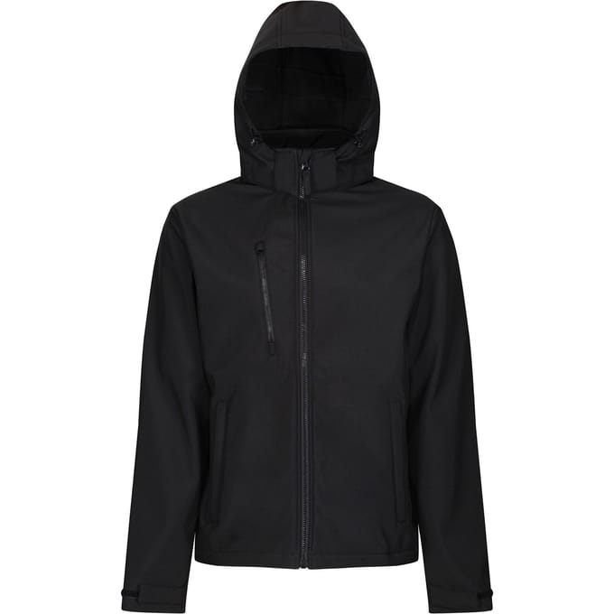 Regatta Heren Venturer 3-laags membraan Soft Shell Jas (Zwart)