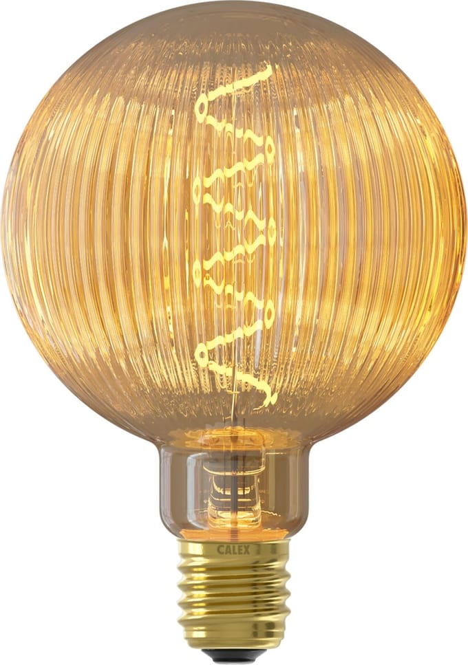 Calex Pulse Nantes LED Lamp - E27 - Filament Lichtbron - Warm Wit Licht - Amber