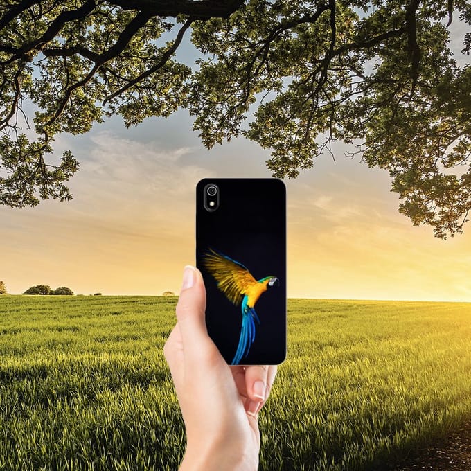 Xiaomi Redmi 7A TPU Hoesje Papegaai