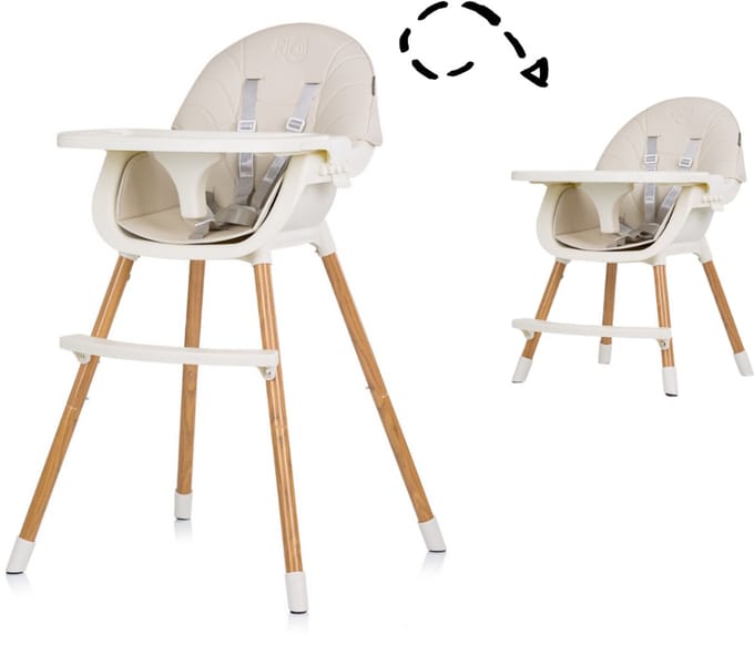 Chipolino Rio 2-in-1 Kinderstoel Met Eetblad & Zitkussen Glacier