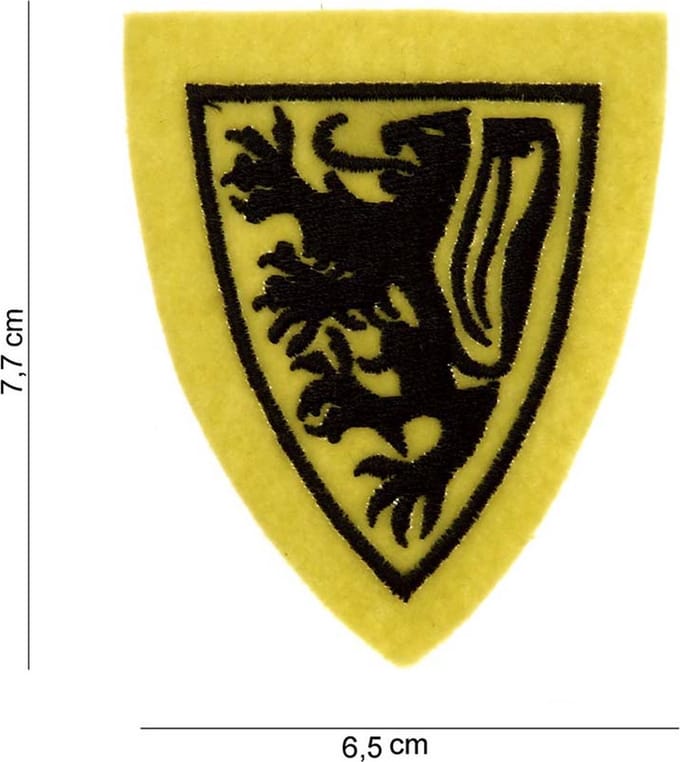 Embleem stof Vlaamse leeuw