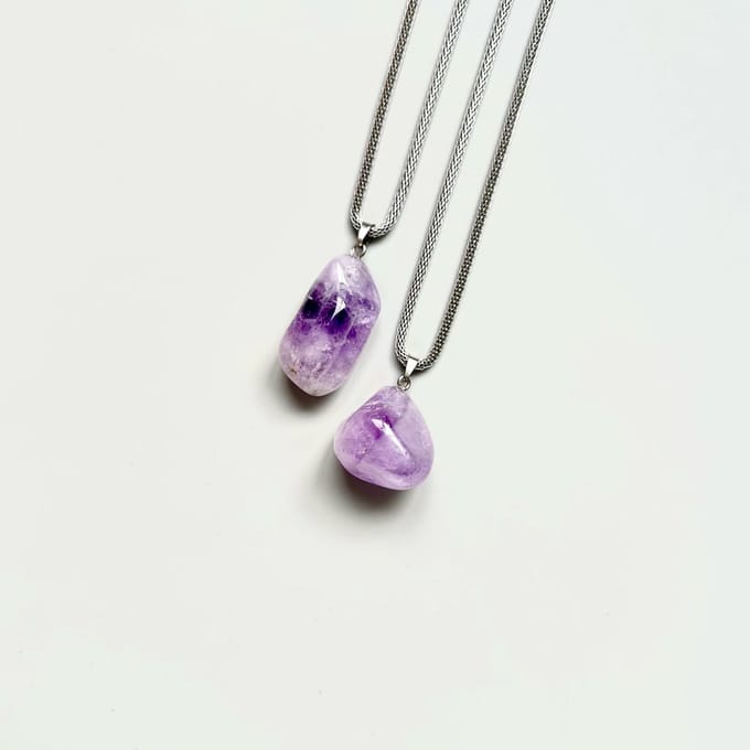 Gemstone ketting Amethist Brandberg
