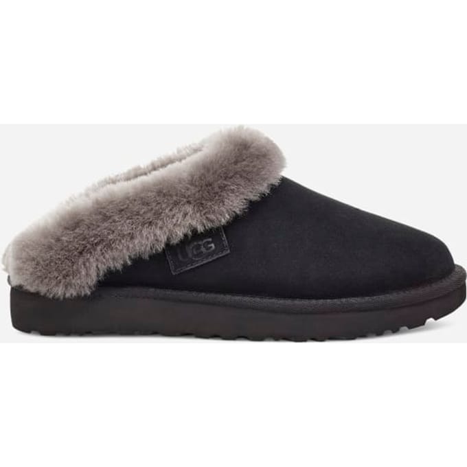 UGG® Cluggette for Women in Black, Suede/Polyester/Wool