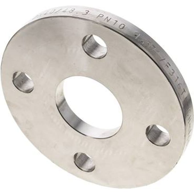 Losse Flens DN65-PN10 RVS 1.4571 DIN 2642 Volledig Materiaal