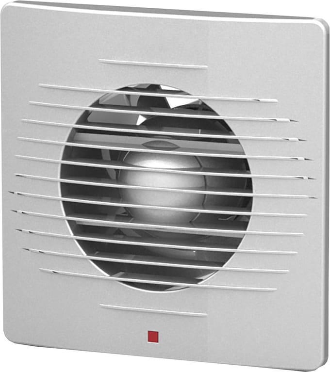 Badkamer - Toilet - Ventilator - 158mm - 12W - 100m3 - Mat Zilver