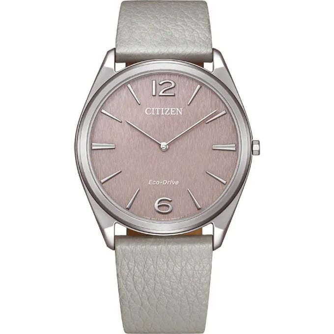 Citizen Suratto AR3120-41X Horloge - Leer - Grijs - Ø 38 mm