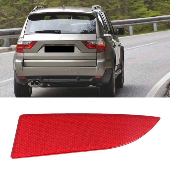 Achterbumper Links Reflector Licht Lens 63147162217 Past voor E83 X3 20062010 red