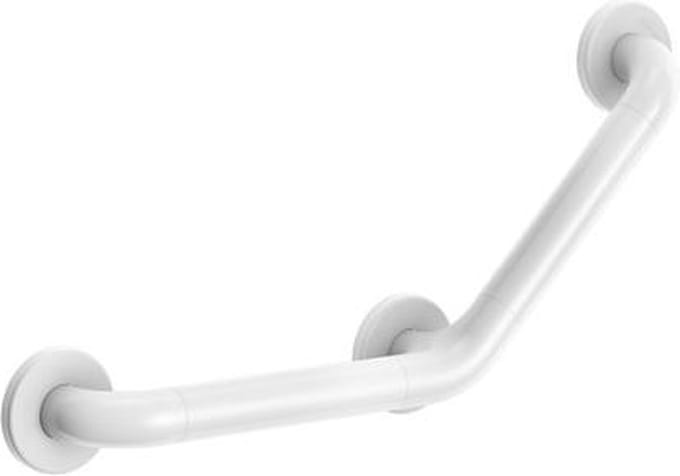 Delabie Greep 135° Ø32 220X220 3 Bevestigingspunten Nylon Wit