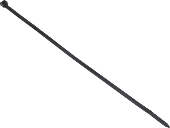 BeMatik - 100 stks zwarte nylon flenzen 64x2.4mm