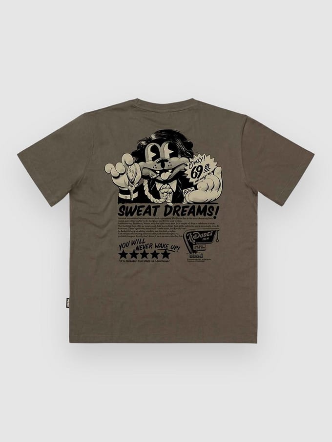 The Dudes Sweat Dreams T-Shirt bruin