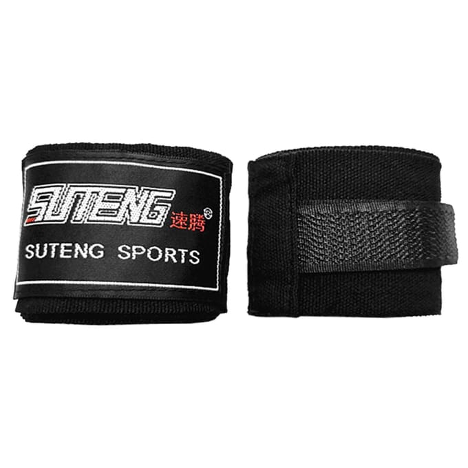 3 Meter Bokshandschoenen Binnenhandschoenen Polsondersteuning Bandjes Verstelbaar Elastisch Kickboksen Muay 3m gray