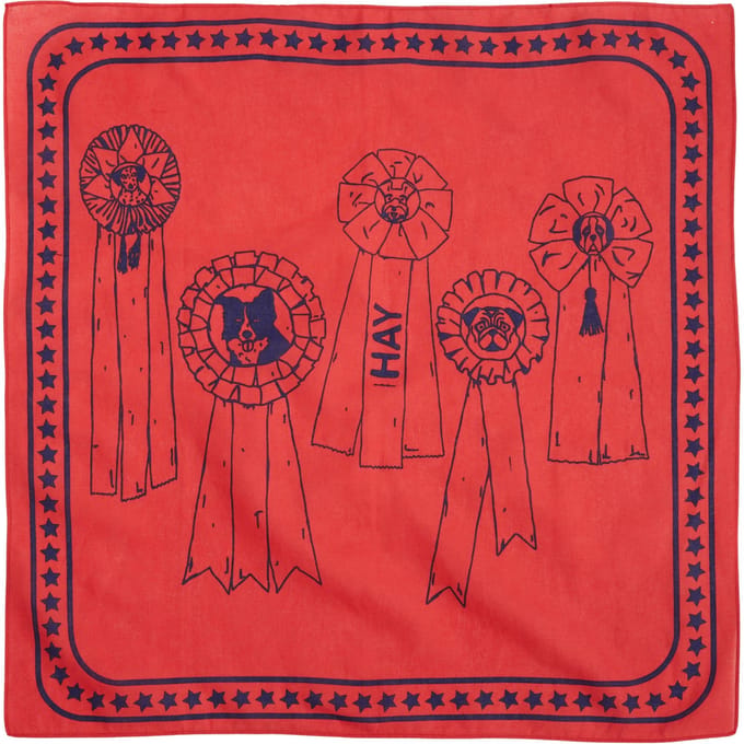 HAY Honden hondenbandana (Gerecycled) - red