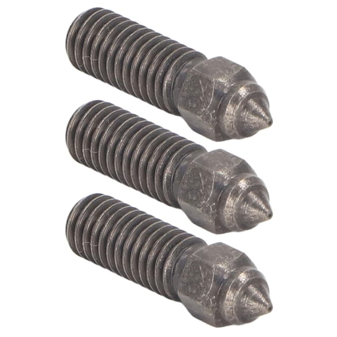 3 Pièces Buse en Acier Trempé 1.75mm 0.4mm M6 Buse d'Imprimante 3D pour K1 K1 Maximum pour Anycubic Vyper gray