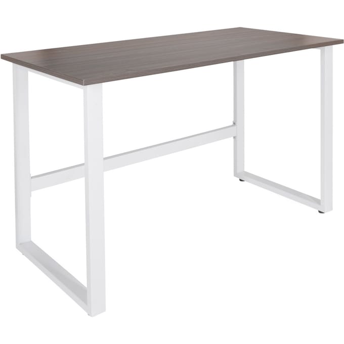 Bureau WORKSPACE LIGHT I 120 x 60 cm grijs/wit hjh OFFICE