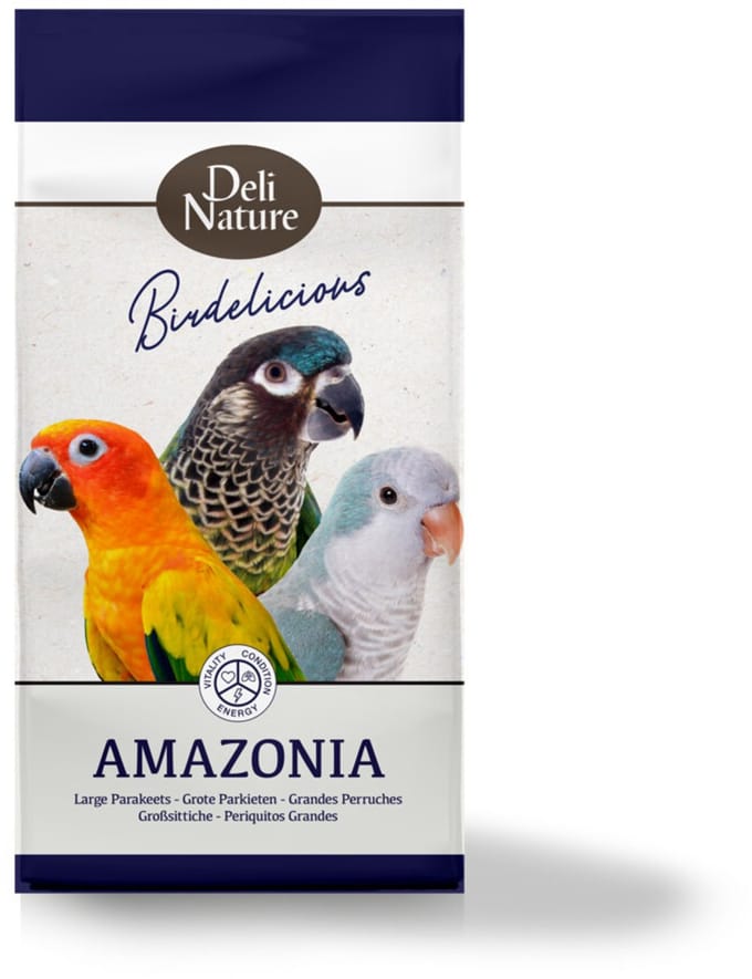 Deli Nature Grote Parkieten Amazonia Birdelicious - 800 gr