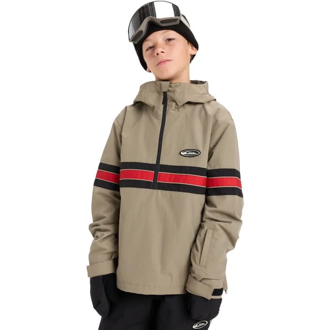 Quiksilver Steeze Jas Beige 10 Years Jongen