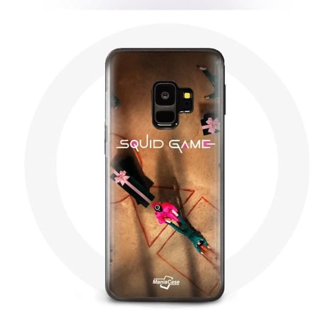 Case voor Samsung S9 plus Squid game Logo soldaat