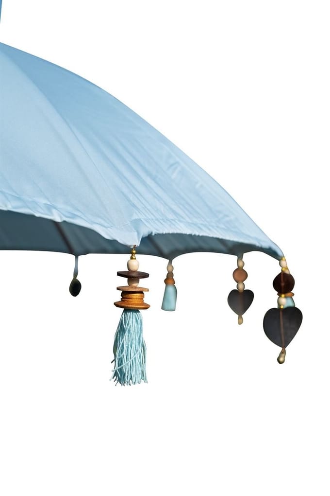 Bali parasol - licht blauw - 180 cm