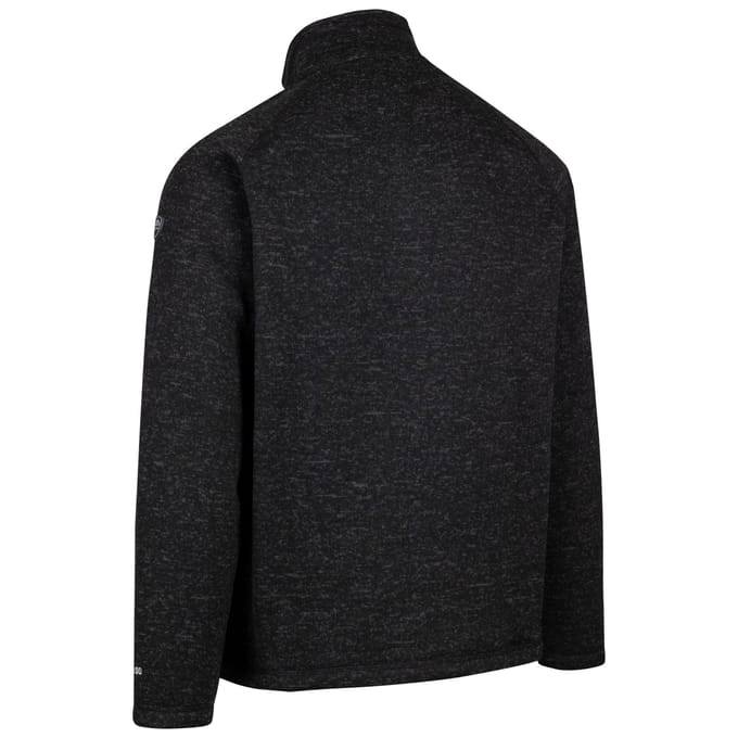 Trespass Heren corsham marl half zip fleece top