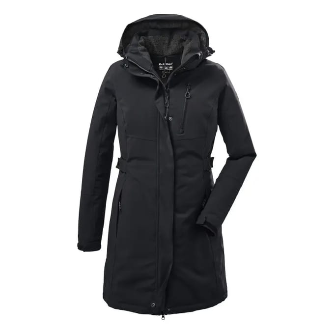 Killtec dames winter parka 37726/KOW 165 zwart functioneel - maat 46