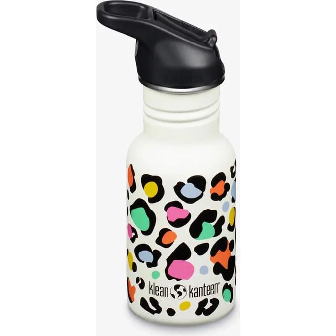 Klean Kanteen Kid Kanteen Classic 355ml - Flip Sport Cap Leopard Print