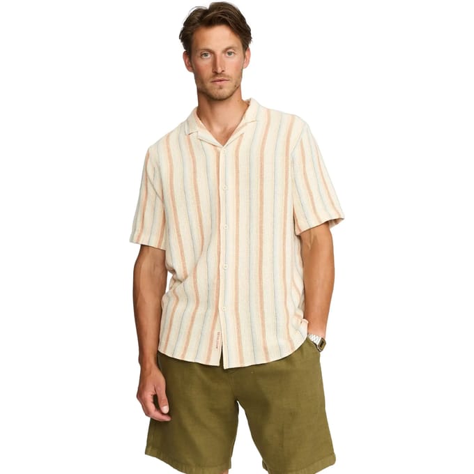 Gestreepte Cuban Shirt Revolution