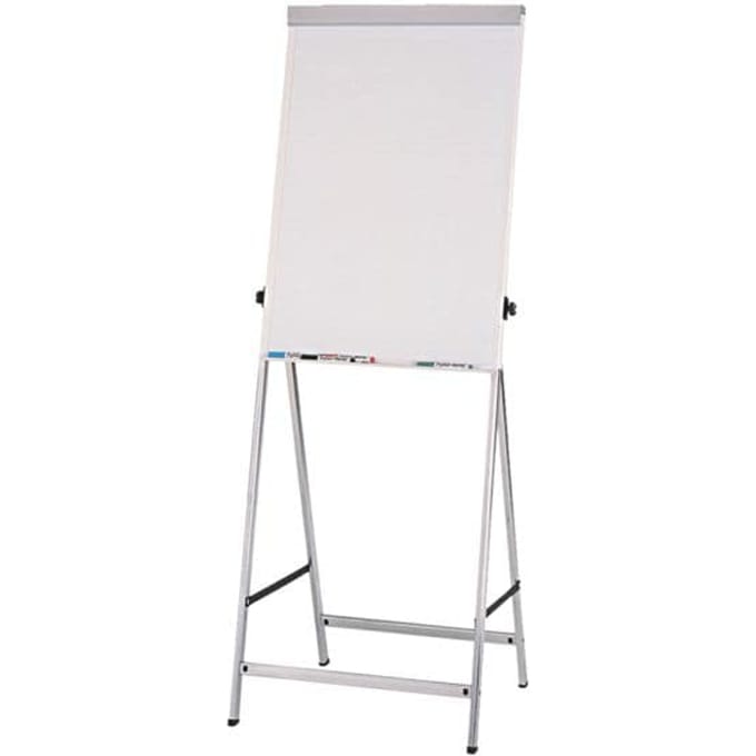 Flipchart MAULOffice, onderstel met 4 poten,  opvouwbaar en draagbaar