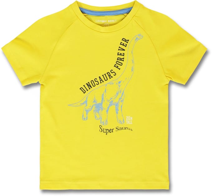Lemon Beret t-shirt jongens - geel - 153392 - maat 116
