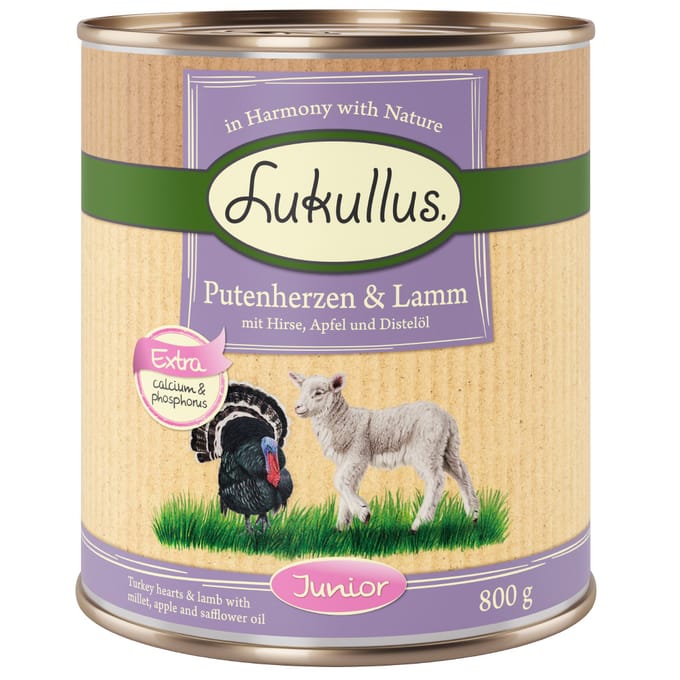 24x800g Junior Lukullus Hondenvoer
