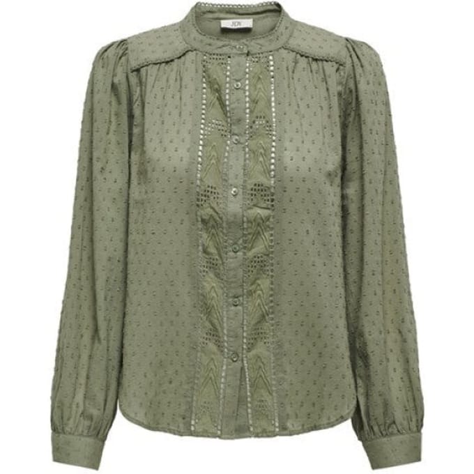 JDY - JDYMAGGIE L/S LACE SHIRT WVN - Dames - Blouses