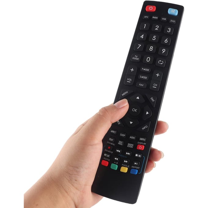 Télécommande universelle pour téléviseur intelligent Alba Bush Technika Blaupunkt SHARPE Motion black