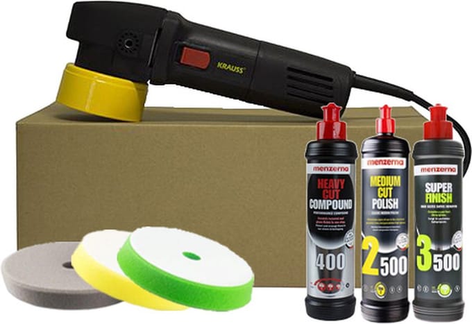 KRAUSS 5200 DA POLISHER MENZERNA STANDARD KIT 7 ITEMS