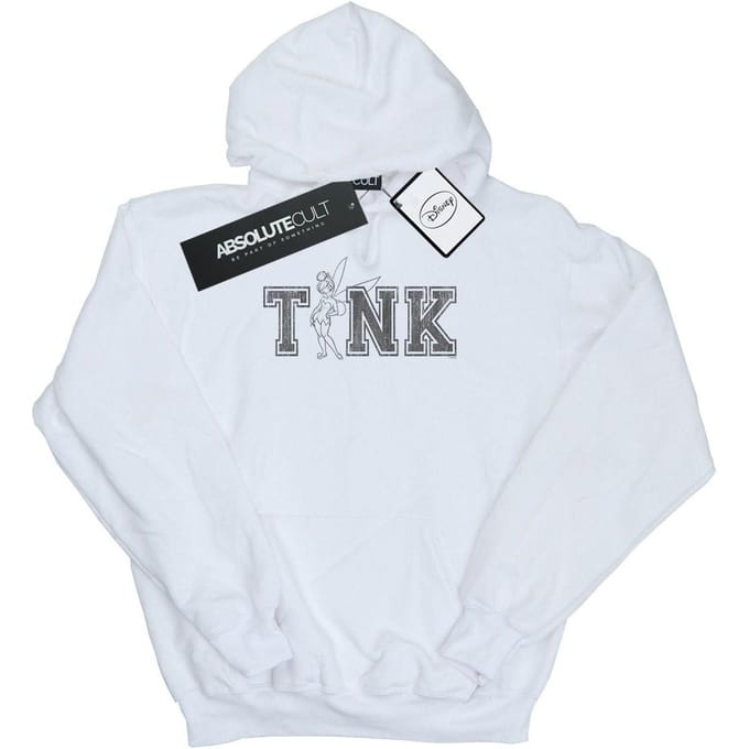 Disney Meisjes Tinker Bell Collegiate Tink Hoodie (Wit)