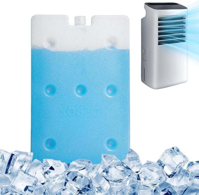 Koelelement Koelbox - IJsblok Vriezer - Voedsel Koel Houden - Herbruikbaar Geïsoleerd - 600 ml - Wit