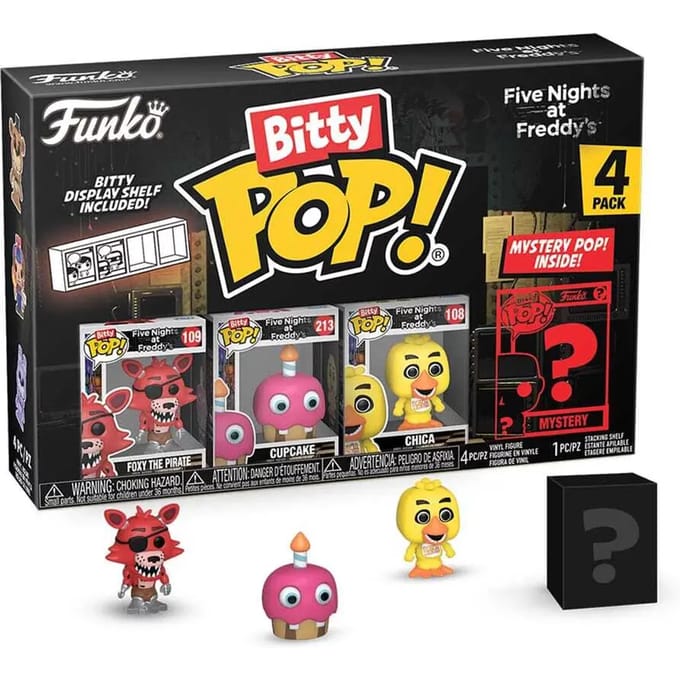 Funko Pop! FIVE NIGHTS AT FREDDY'S - Bitty Pop 4 Pack 2.5cm - Foxy