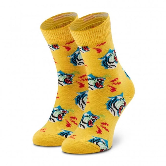 HAPPY SOCKS KTIG01 2200 Geel 0-12M EU
