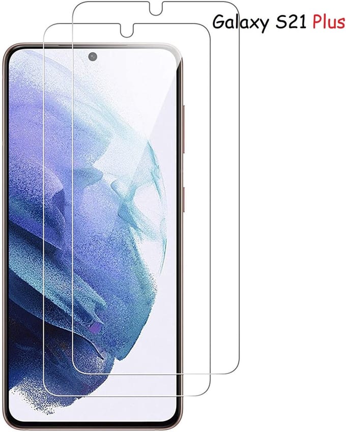 Screenprotector Geschikt voor Samsung Galaxy S21 Plus Screenprotector Tempered Glass - 2 Stuks