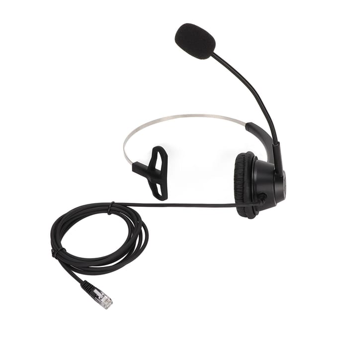 H360-RJ9 Telefoon Headset Professionele Callcenter Headset met Ruisonderdrukkende Microfoon voor Klant