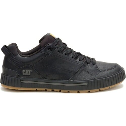 Caterpillar Axiom Leren Heren Zwarte Veterschoenen