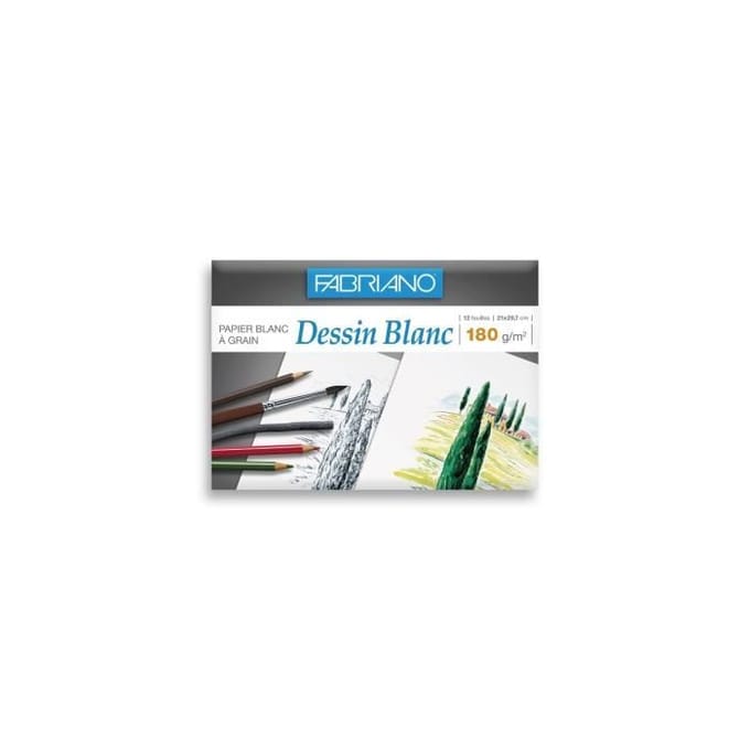 FABRIANO Pochette Dessin Blanc 180g 21*29.7 wit