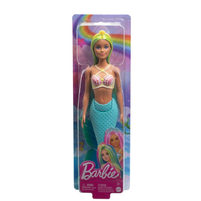 Barbie A Touch of Magic - Turquoise zeemeermin staart - Barbiepop