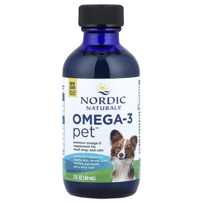 Omega-3 Pet™, Katten & Kleine Honden, 60 ml (2 fl oz) white