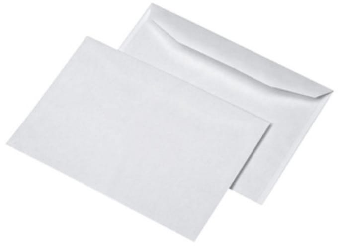 MAILmedia envelop 162x229 mm, 75g/m, gegomd, z. venster, wit, 500 st
