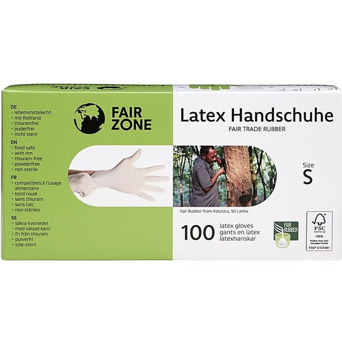 Latex handschoenen - 100 stuks                        - Size L