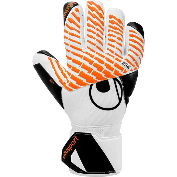 Uhlsport FM Soft HN Comp White/Black/Fluo Orange - Keepershandschoenen - Maat 7