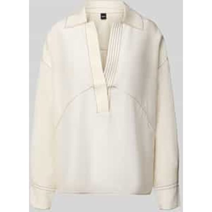 Loose fit blouse met zijdegehalte Model 'BRIZZY'