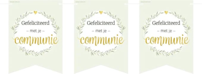 Flag banner - Communie